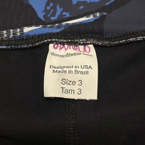 NWOT Dona Jo Skort Women Sz 3 XL Multicolor Golf Running Tennis Gym Shorts Skirt - Picture 7 of 7